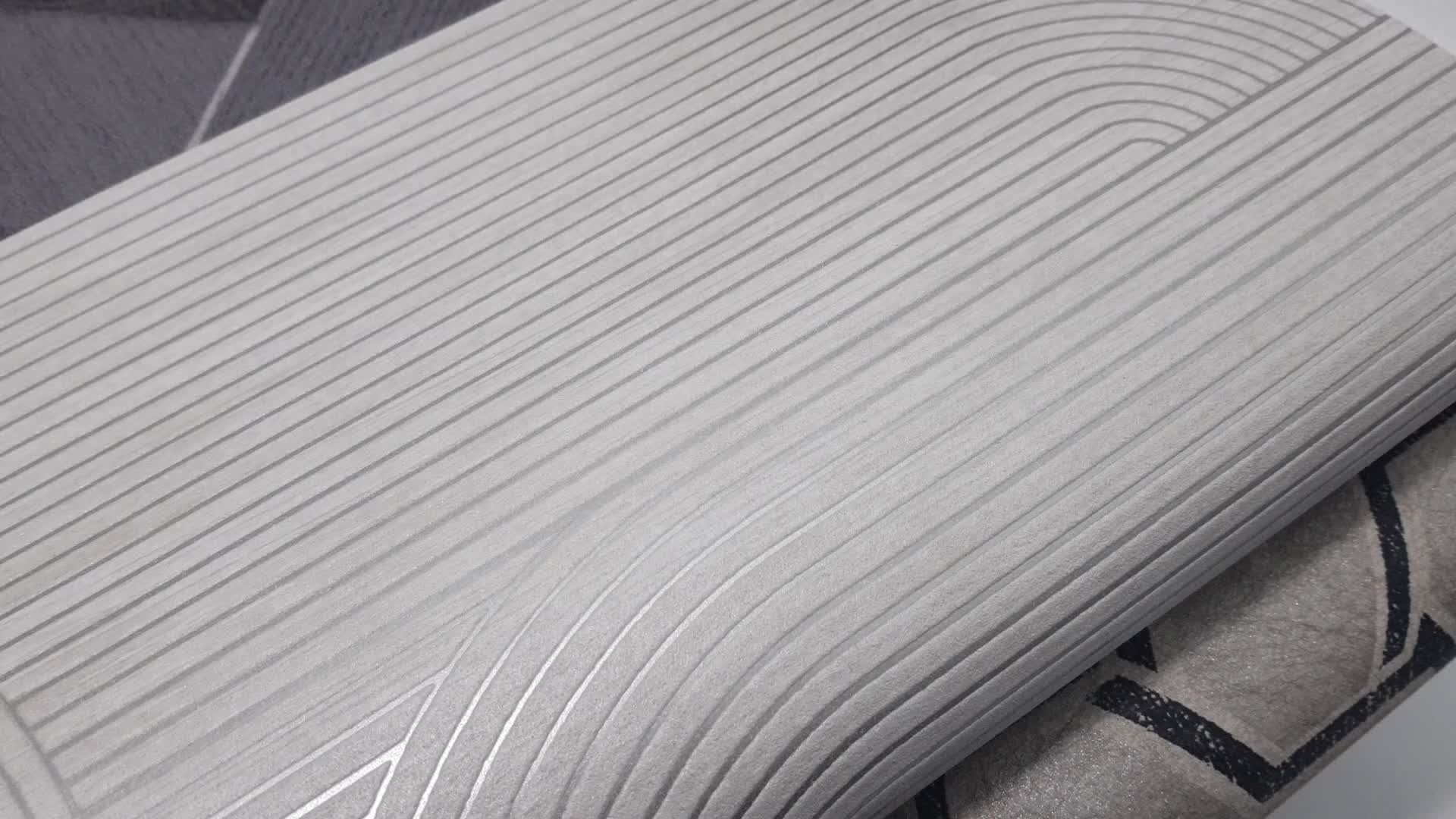 Szürke modern geometrikus mintás dekor tapéta