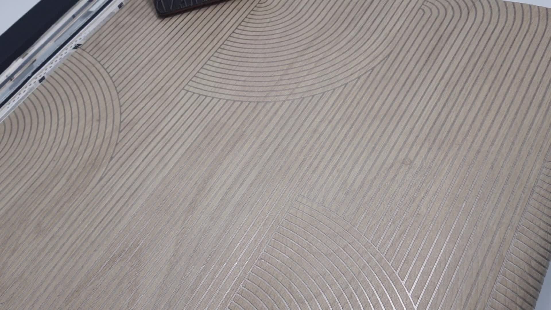 Barna struktúrált geometrikus mintás dekor tapéta