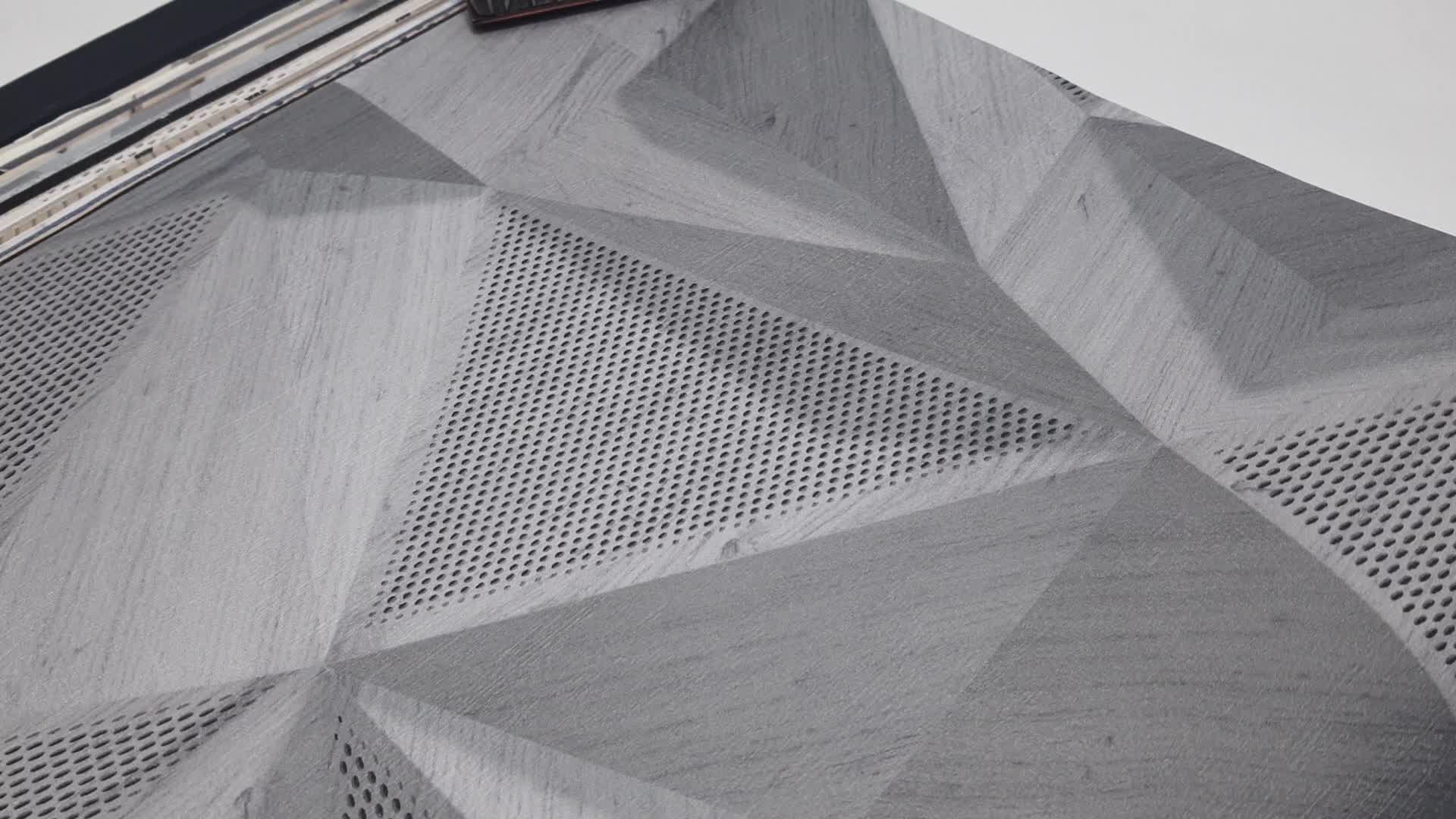 Szürke modern 3D hatású dekor tapéta faerezetű struktúrával