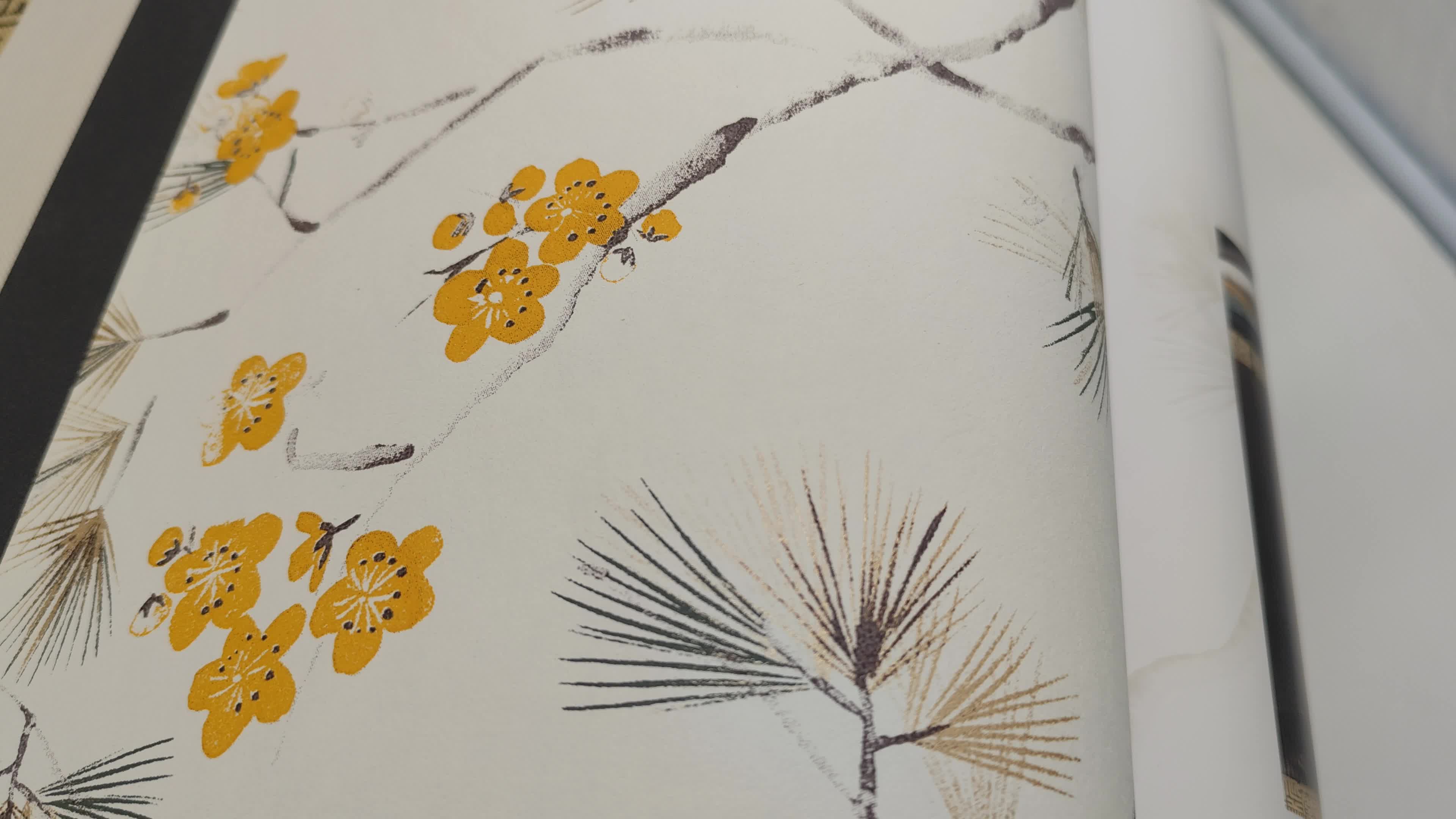 Keleties stílusú virágmintás vlies design tapéta