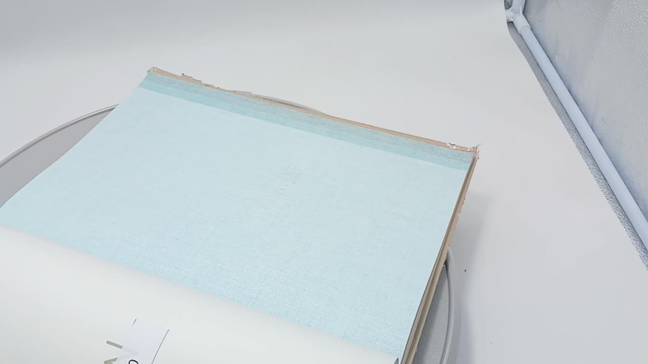 Világoskék tapéta textilszőt hatással mosható felülettel