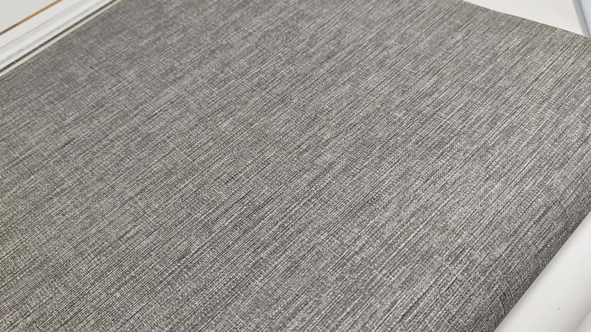 Szürke textil szőtt hatású egyszínű vlies tapéta