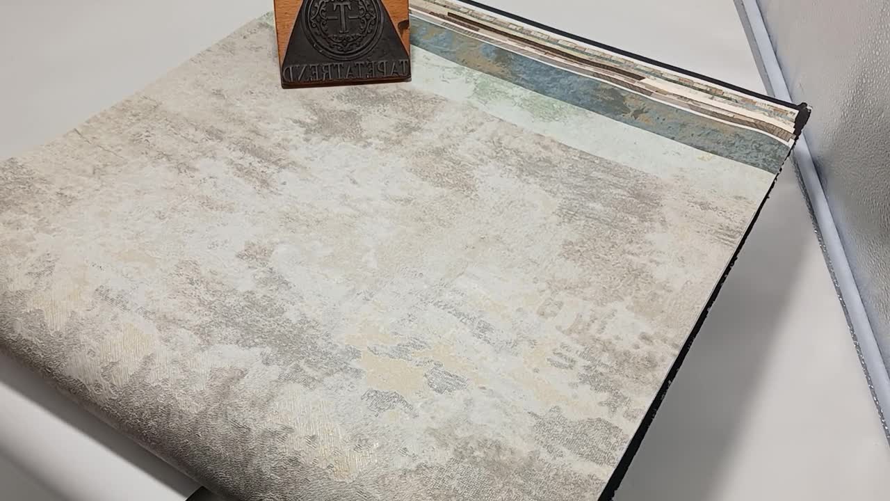 Szürke beton vakolat hatású dekor tapéta