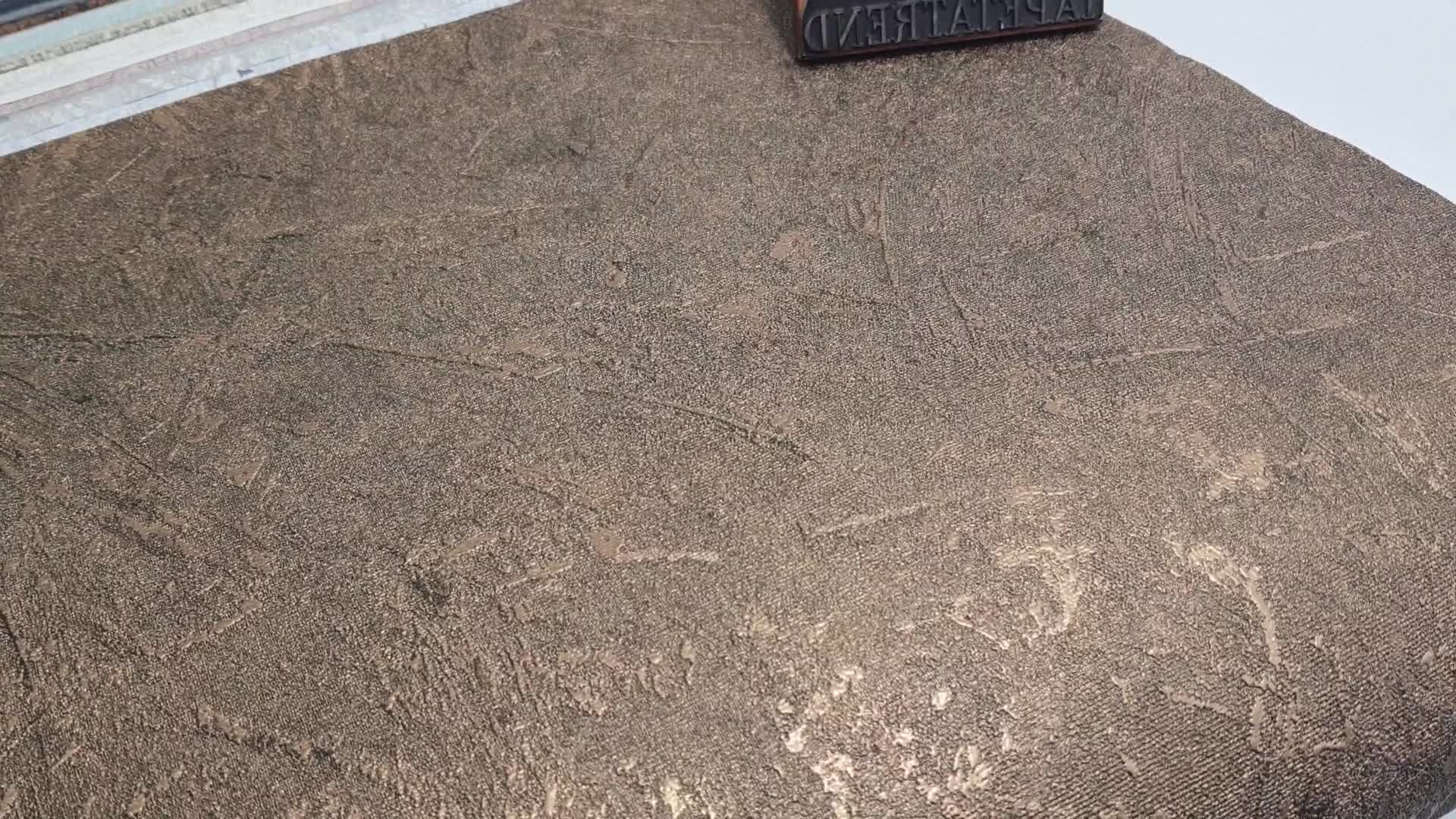 Bronz és réz színű struktúrált tapéta