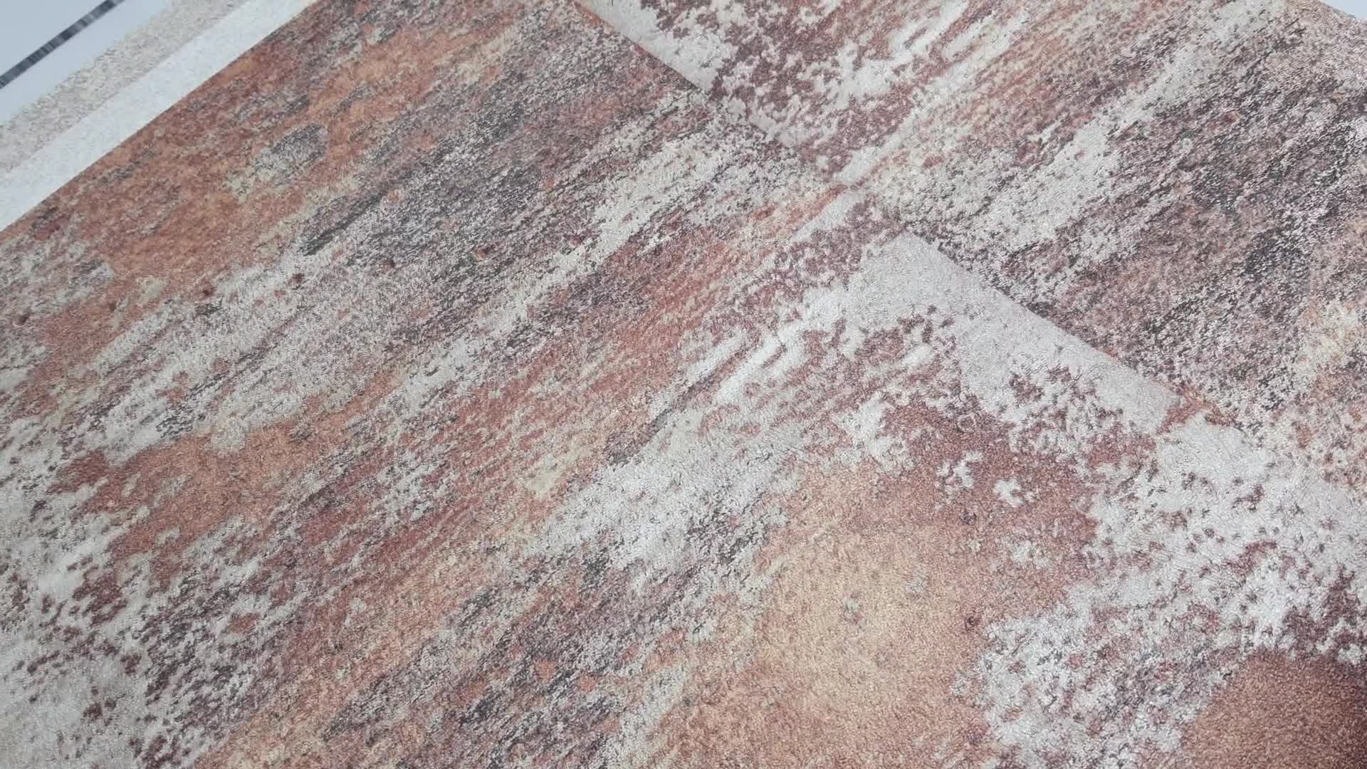 Bronz-barna antikolt hatású loft stílusú vlies tapéta