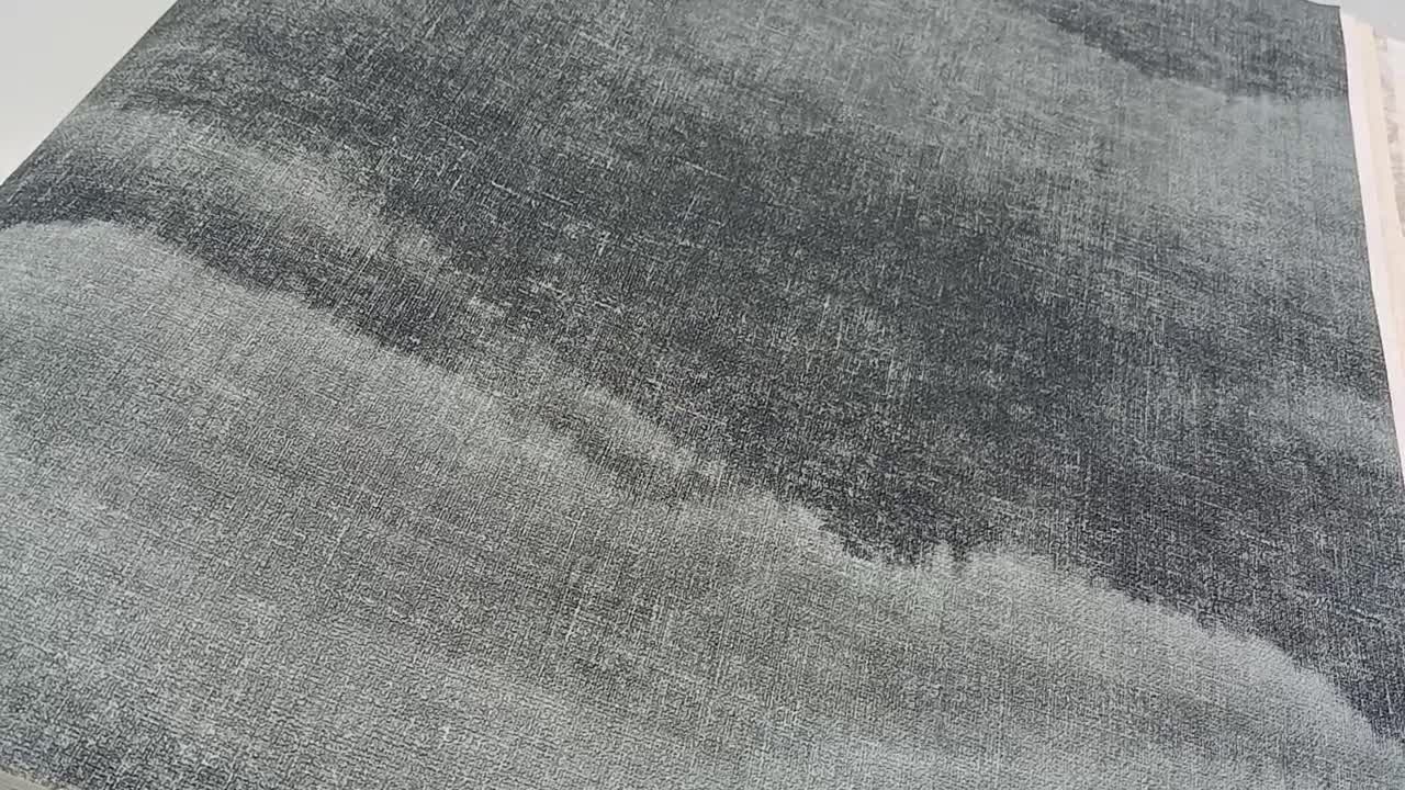 Fekete festett hatású hegyvonulat mintás vlies dekor tapéta