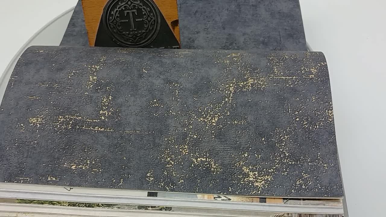 Fekete arany beton hatású design tapéta mosható vinyl