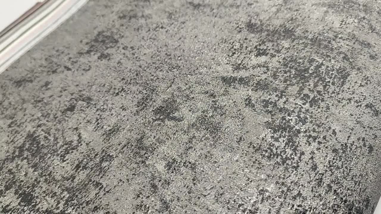 Fekete antik hatású vlies dekor tapéta